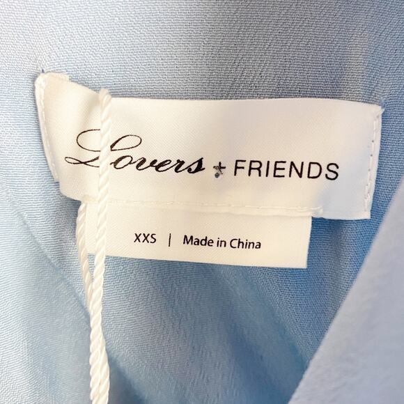 Lovers + Friends Billie Mini Dress Baby Blue New With Tags Size XXS - Picture 6 of 11